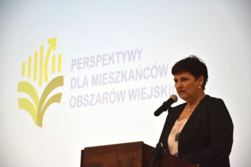 Halina Szymańska, konferencja Perspektywy dla mieszkańców obszarów wiejskich, kowr, kancelaria prezydenta