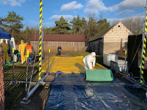 ćwiczenia ASF Mazovia 2019, hodowla trzody chlewnej, powiat ostrołęcki