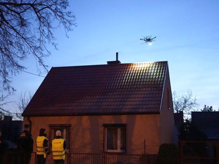 walka ze smogiem, dron, nosacz, września, badanie jakości powietrza