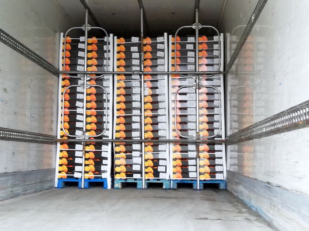 transport pomarańczy, przewóz owoców, kontrole drogowe, Wielkopolski Inspektorat Transportu Drogowego