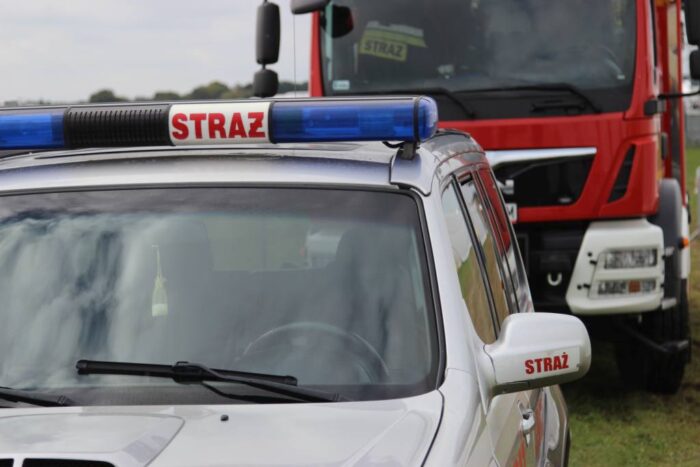 straż pożarna, pożar gospodarstwa, pożaw w gospodarstwie, strażacy z OSP