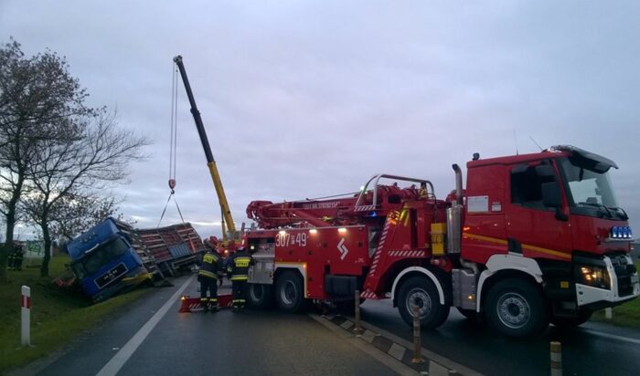 Chludowo, przewóz żywych kaczek, droga krajowa nr 11, gmina suchy las