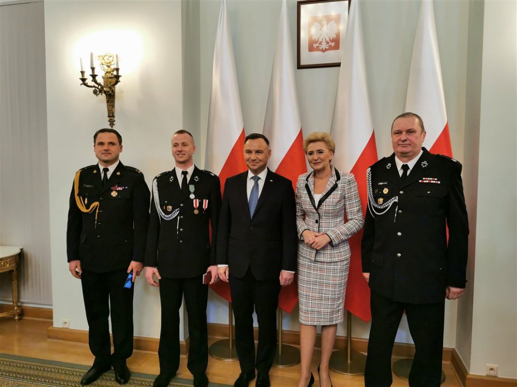 Mateusz Koszałka, andrzej duda, Medal za Ofiarność i Odwagę, piotr michałek