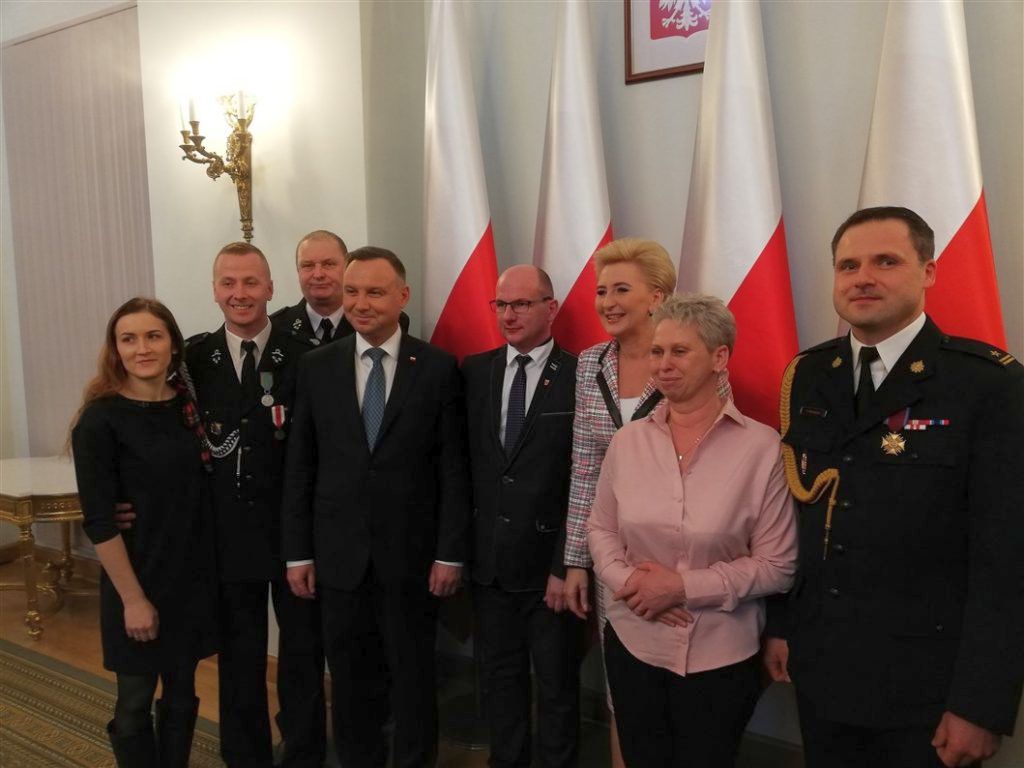 Mateusz Koszałka, andrzej duda, Medal za Ofiarność i Odwagę, piotr michałek