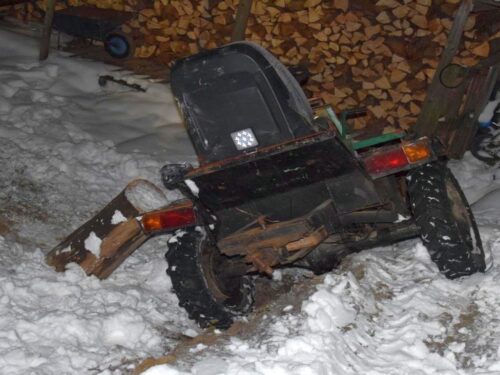 nowy targ, wypadki z udziałem ciągników rolniczych, kpp w nowym targu, odśnieżanie