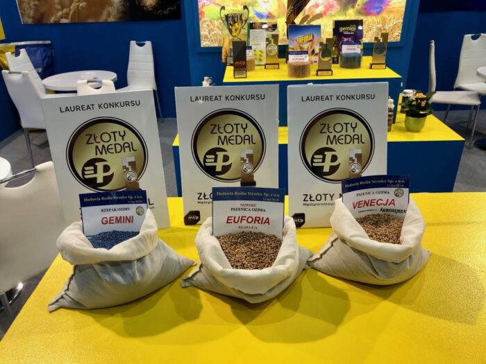 Hodowla Roślin Strzelce, Złote Medale Polagra-Premiery 2020, odmiana Euforia, Venecja, odmiana rzepaku ozimego Gemini