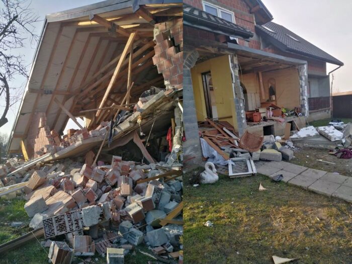 pomoc, zbiórka pieniędzy na odbudowę domu, wypadek