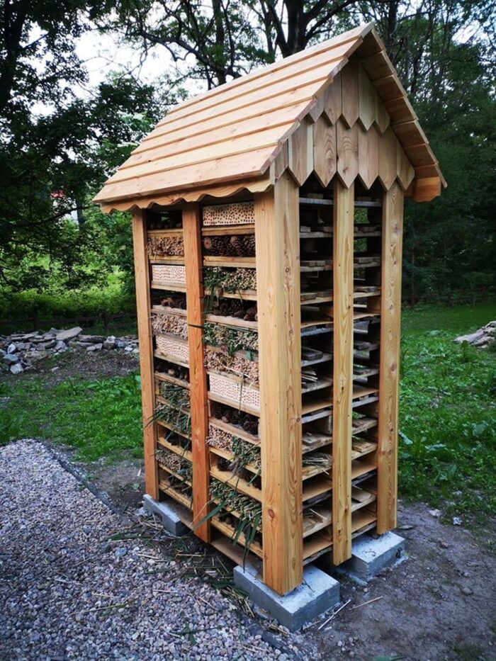 hoteliki i ogrody dla pszczół, Łukasz Kasztelowicz, program Bartnicy Sudetów, WFOŚiGW we Wrocławiu