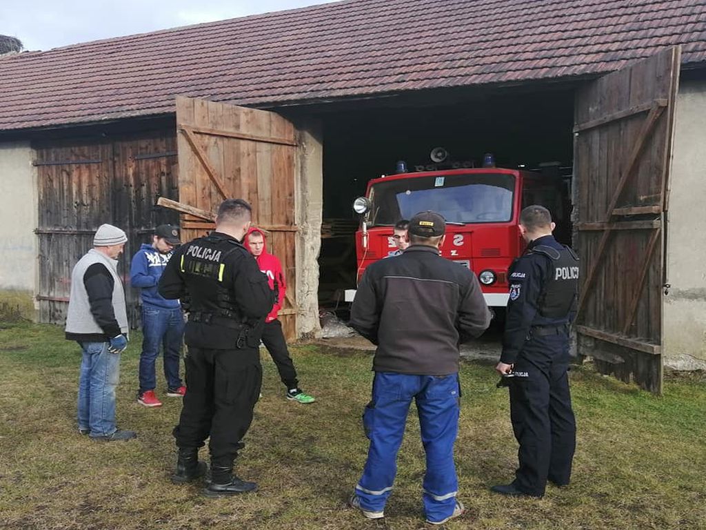kradzież akumulatora, przestępstwo, OSP