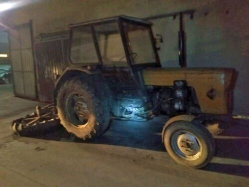 gmina Głogówek, powiat prudnicki, pijany traktorzysta, kradzież traktora