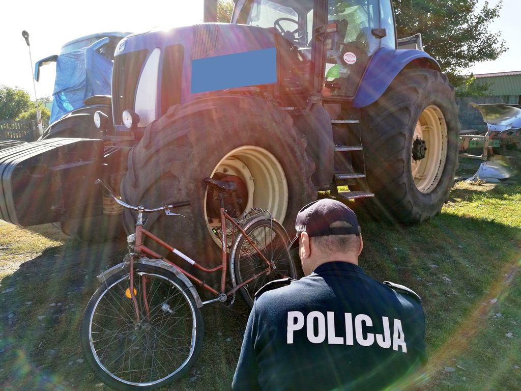 wypadki z udziałem ciągników, wypadki na drogach, Rembieszyce, powiat jędrzejowski
