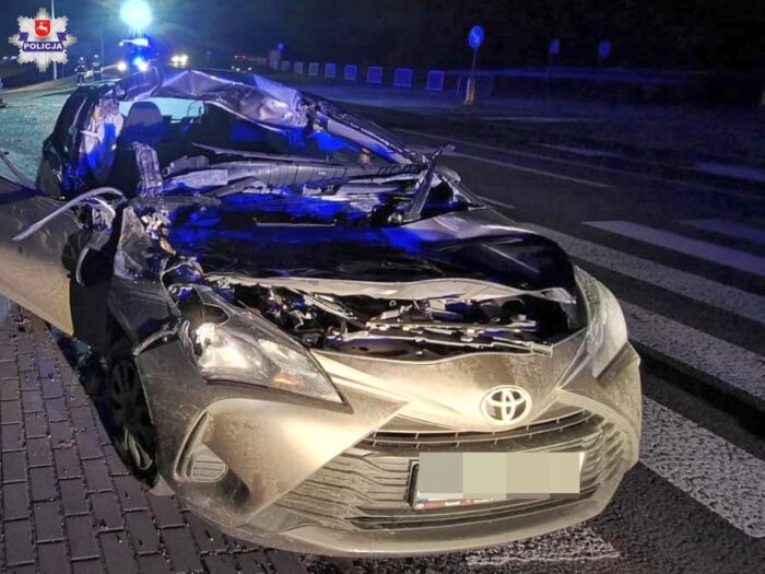 wypadki z udziałem ciągników, wypadki na drogach, Wólka Abramowska, powiat biłgorajski