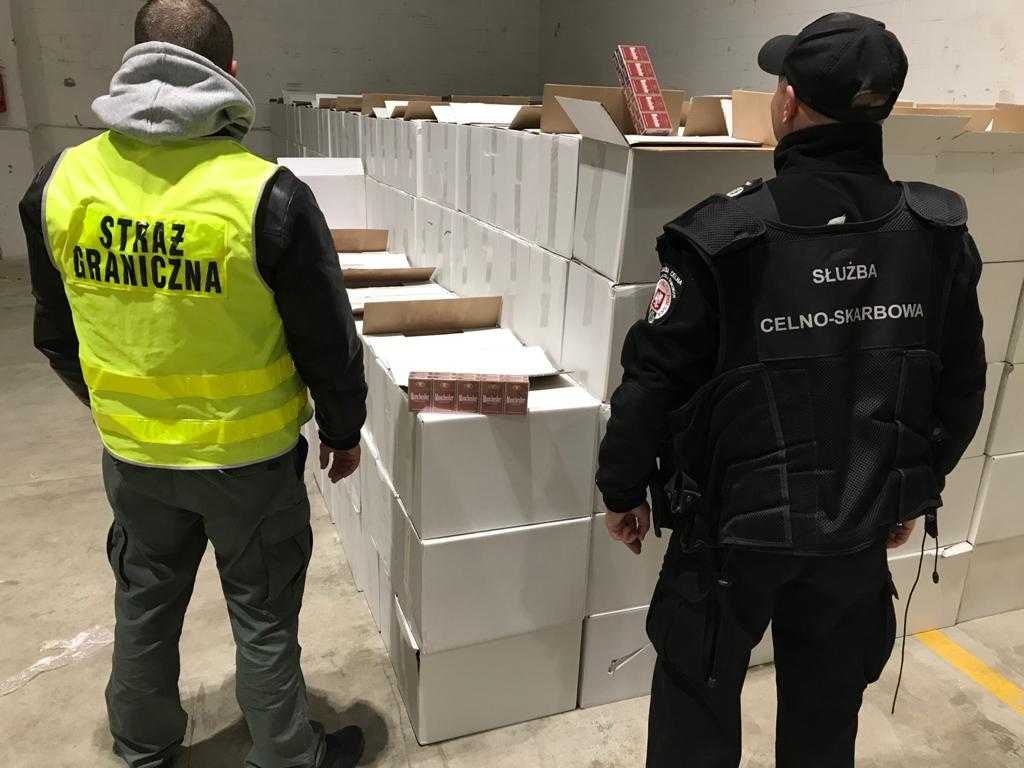 straż graniczna, kas, przemyt papierosów, płatki owsiane