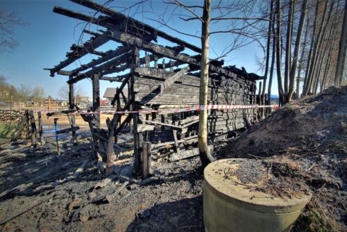 zwierzęta padły w pożarze, pożary w gospodarstwach, mikołów, Świerczyna, powiat drawski