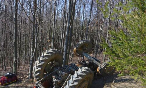 wypadki z udziałem traktorów, Ponice, powat nowotarski, Kombornia, powiat krośnieński