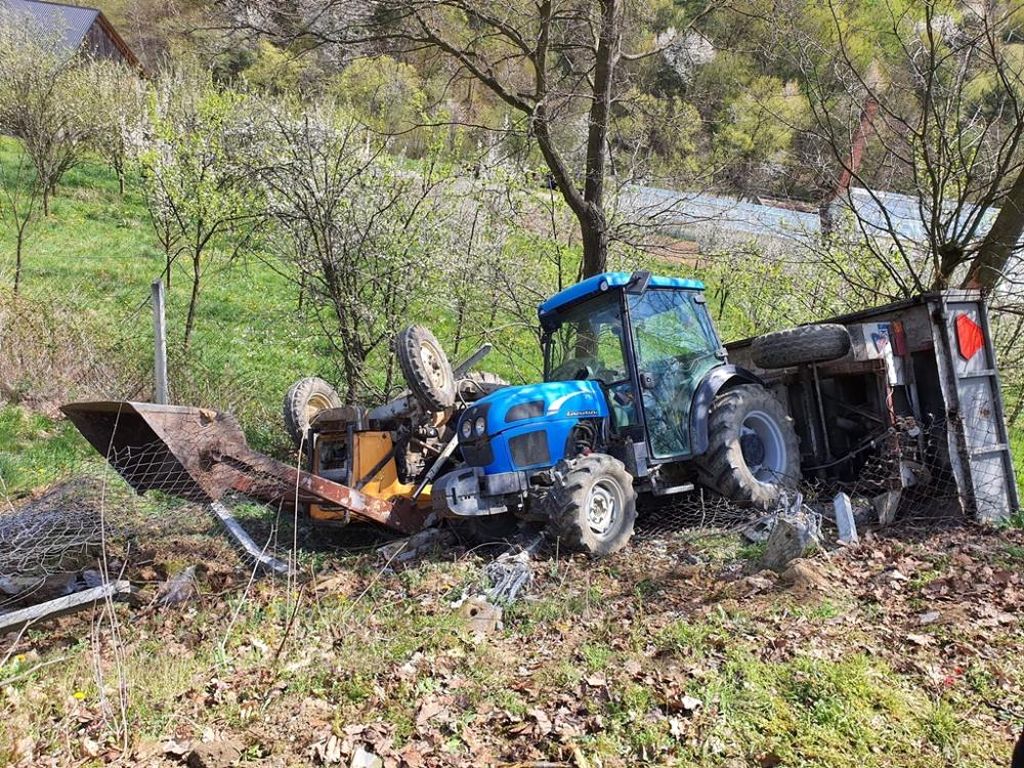 sechna, powiat limanowski, KPP w Limanowej, wypadki z udziałem traktorów