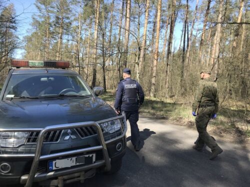 Nadleśnictwo Miradz, monitoring z drona, Tomasz Bartecki, kpp w mogilnie