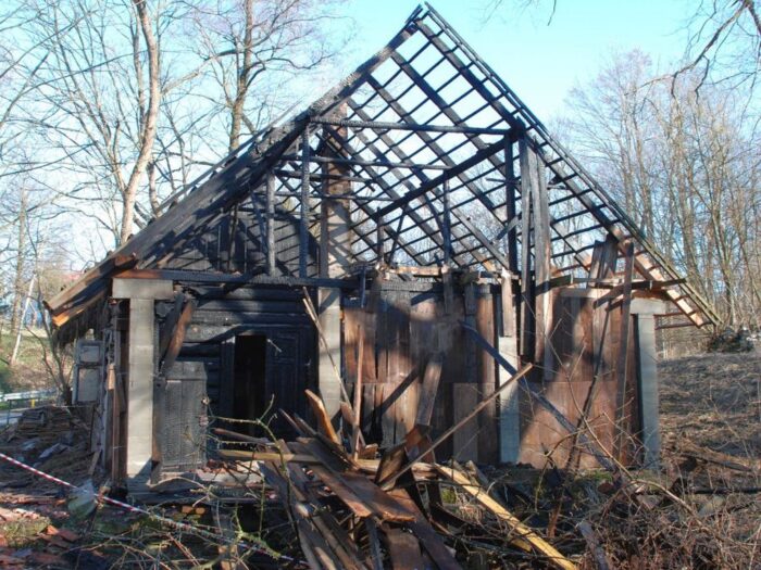 gmina haczów, podpalenia łąk, pustostany, kpp w brzozowie