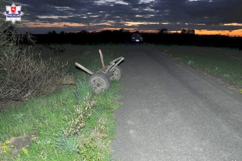 wypadek drewnianego wozu, Gromadzice, powiat ostrowiecki, województwo świętokrzyskie