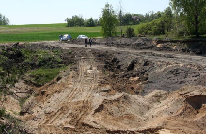 kradzież żwiru, powiat bialski, kpp w Bielsku Podlaskim