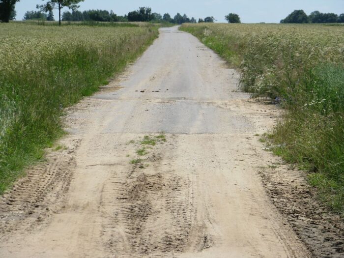 drogi do dojazdowe do pól, tereny wiejskie, łódzkie, gmina zduny, Krzysztof Skowroński
