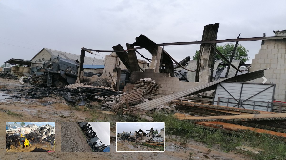 pożar we wsi modrzew, zrzutka, pożar, mazowieckie