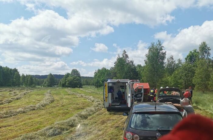 wypadki w rolnictwie, Zdziwój Stary, gmina Chorzele