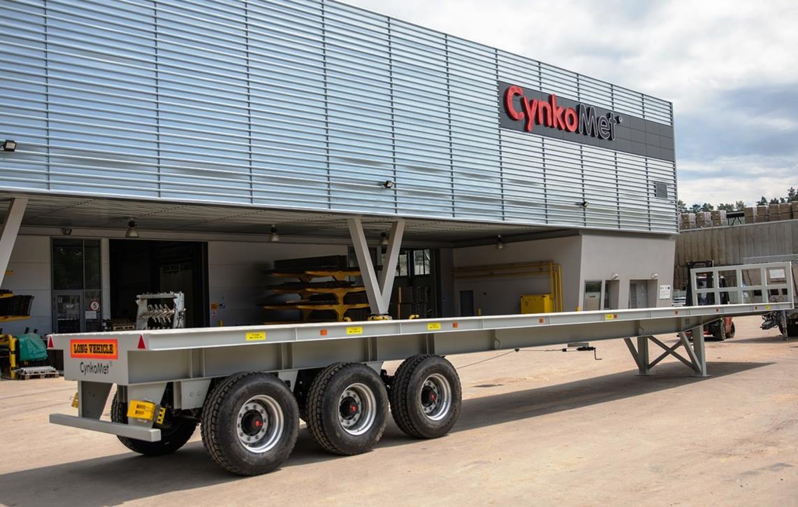 przyczepa dłużycowa Cynkomet NP-70/3