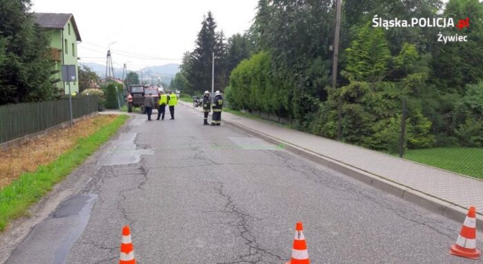 wypadek, śląskie, policja, bezpieczeństwo motocyklistów