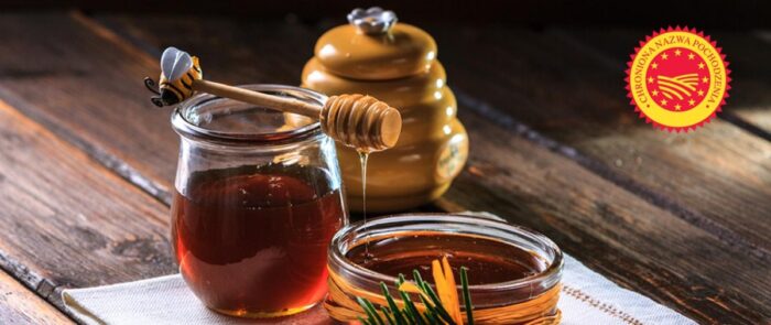 miód, pszczoły, miód spadziowy z beskidu wyspowego, chroniona nazwa pochodzenia ue