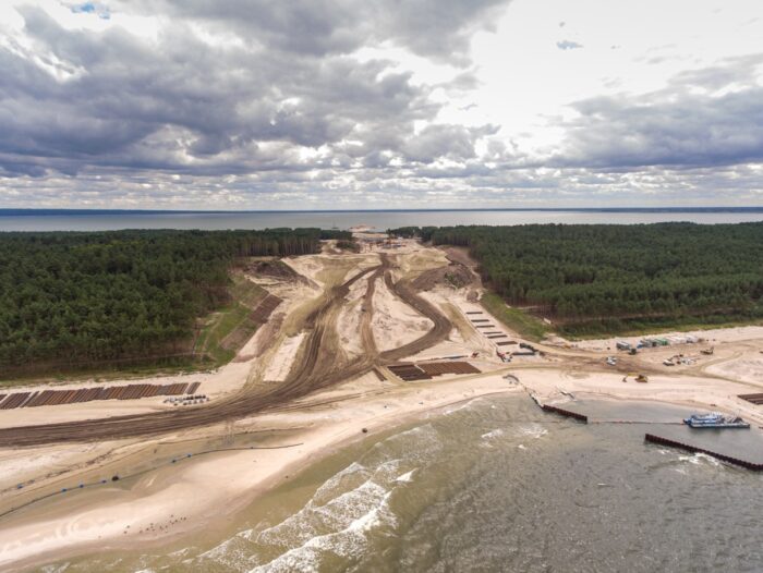 przekop mierzei wiślanej, port elbląg, pomorskie