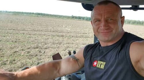 Mariusz Pudzianowski, praca na polu, praca w sadzie, Marcin Tybura