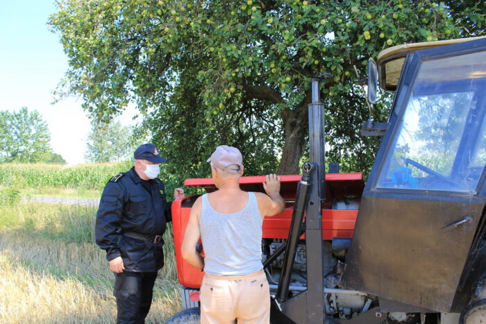 pożar, strażacy, żniwa, Bezpieczne żniwa, wielkopolskie