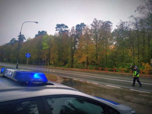 traktor na S5, powiat kościański, droga ekspresowa S5