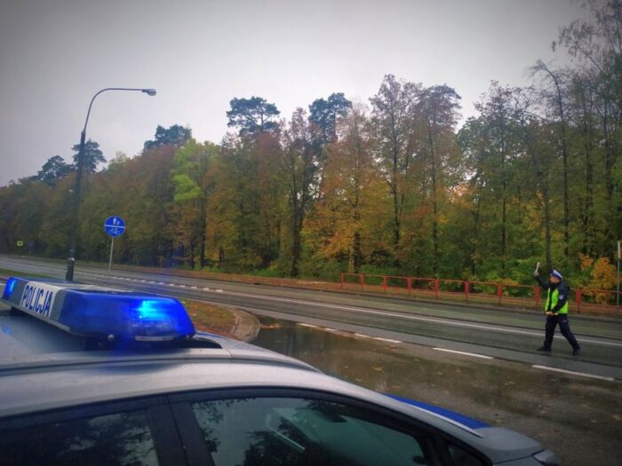 traktor na S5, powiat kościański, droga ekspresowa S5