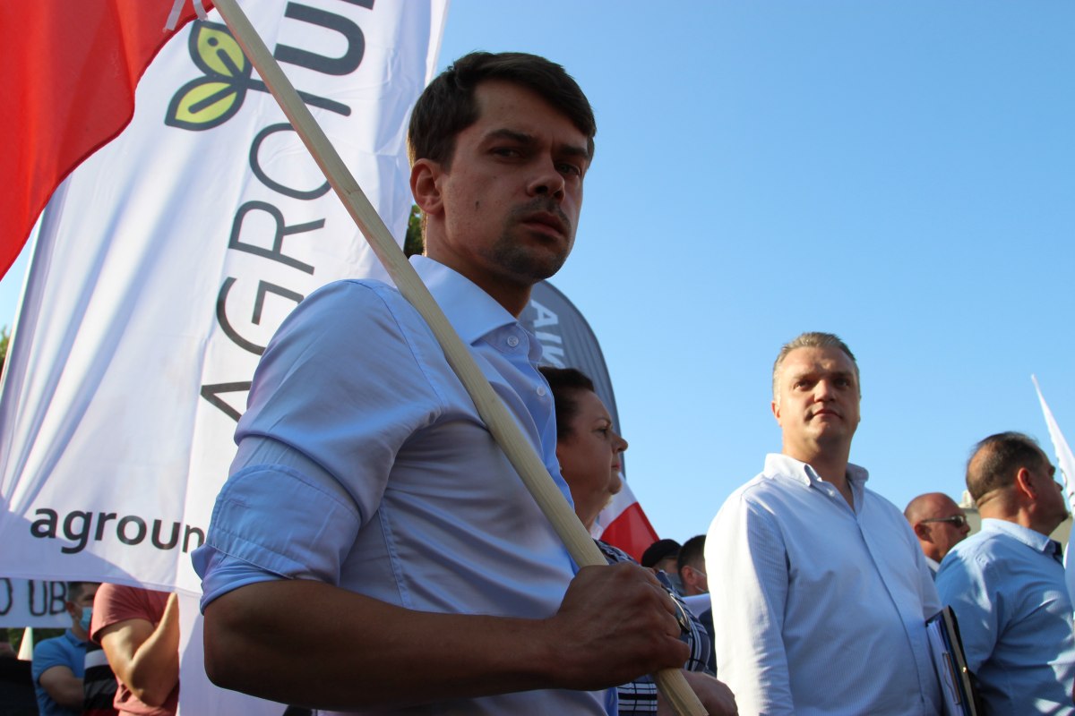 Michał Kołodziejczak, agrounia, protest rolników, piątka dla zwierząt