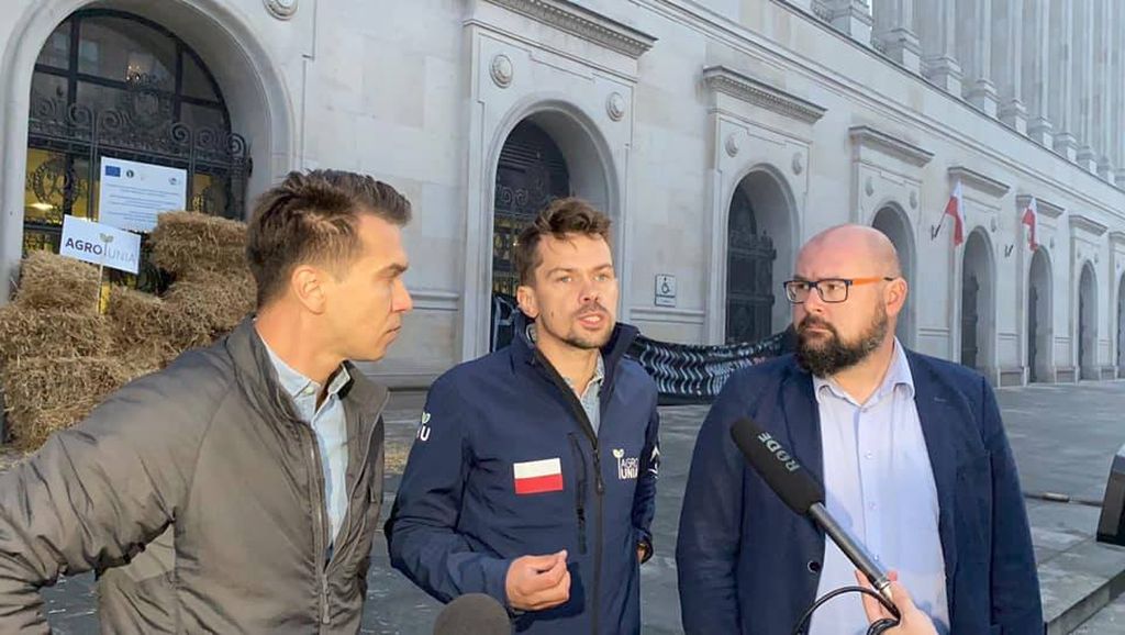 Michał Kołodziejczak, agrounia, protest rolników, piątka dla zwierząt