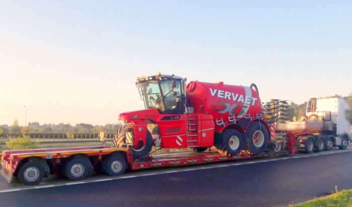 transport maszyn rolniczych, zachodnia obwodnica Gniezna, inspekcja transportu drogowego