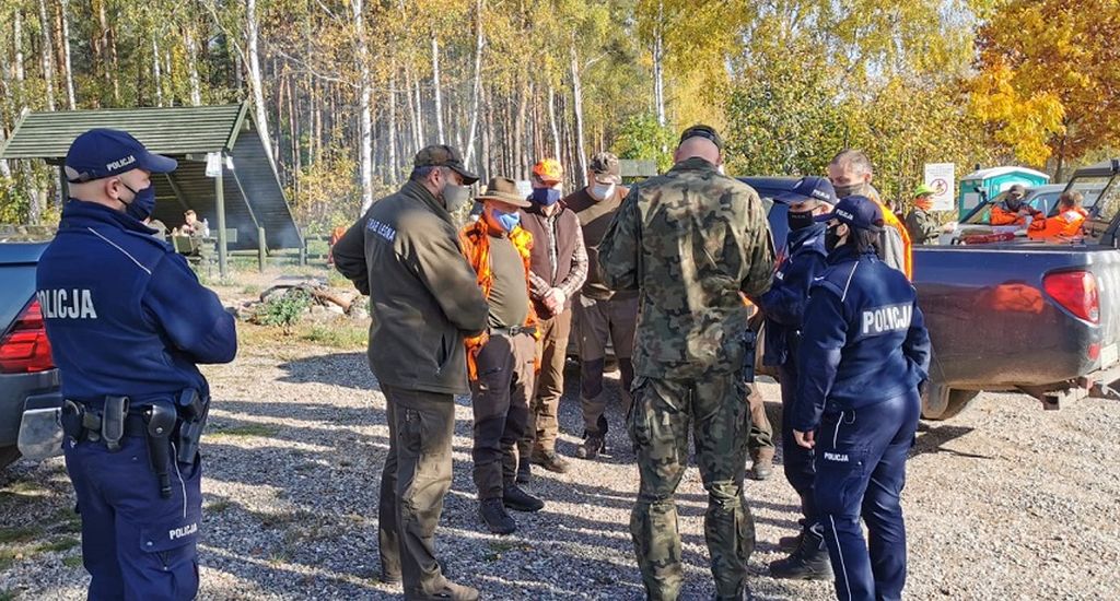 polowanie, postrzelony myśliwy, Okrągłe, powiat biłgorajski