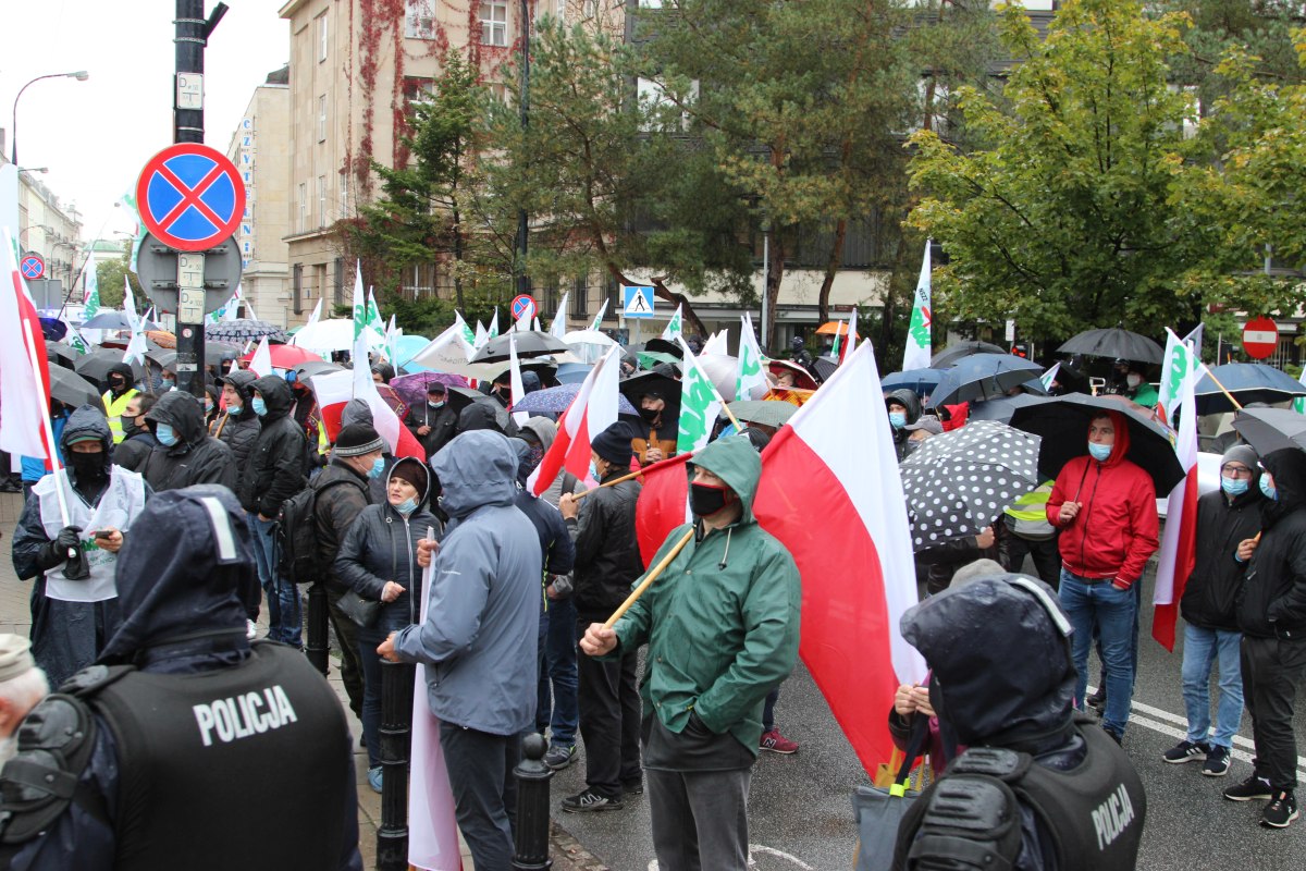 protest rolników, Warszawa, protest rolników w stolicy, protest rolników w Warszawie