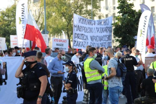 protesty rolników, blokada dróg, piątka dla zwierząt, marek miśko, grzegorz puda