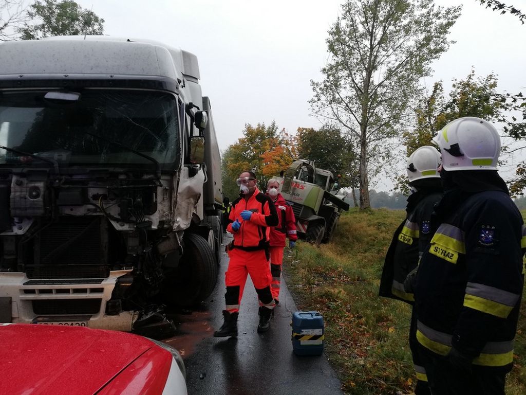 sieczkarnie, wypadki na drogach, Cieszęta, otmuchów