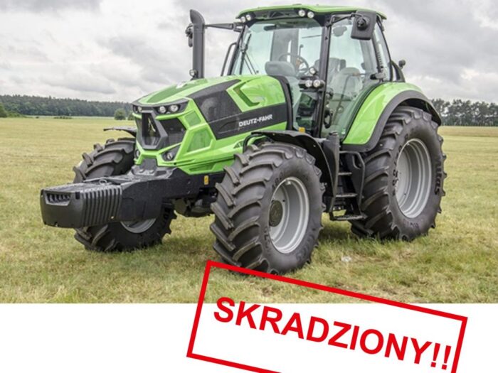 kradzież traktorów, Stomil Agro Wilków, Agrotron 6165 Deutz Fahr, Namysłów