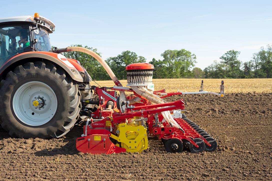 Składane brony wirnikowe Pöttinger Lion 103 C