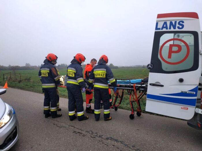 wypadki z udziałem ciągników rolniczych, wypadki na drogach, Krukowo, powiat przasnyski