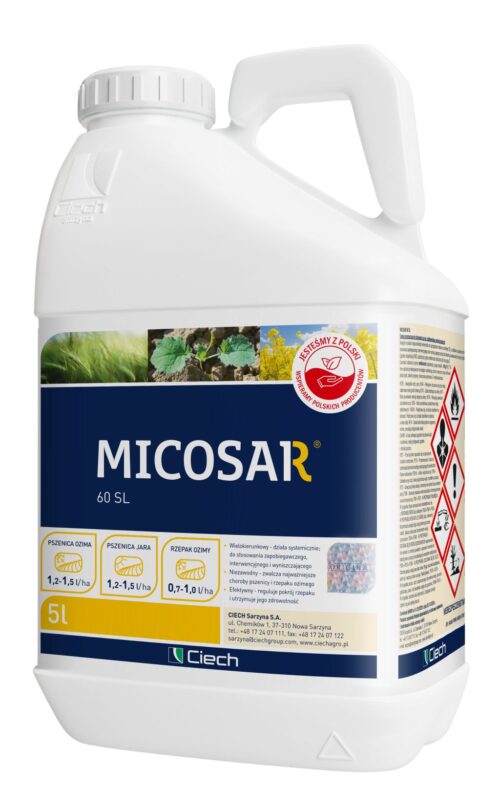 Ciech Sarzyna, fungicyd Micosar, metkonazol, zwalczanie chorób rzepaku, zwalczanie septoriozy paskowanej liści