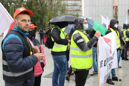 protest, Sejm, zakupy, handlowcy, podatek handlowy, rząd, PiS, pieniądze, praca