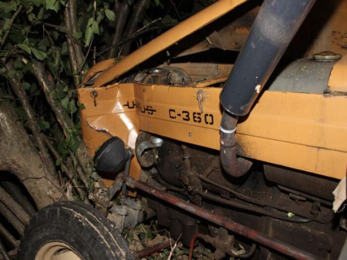 ucieczka traktorem przed policją, gmina Michałów, powiat pińczowski, Damian Stefaniec