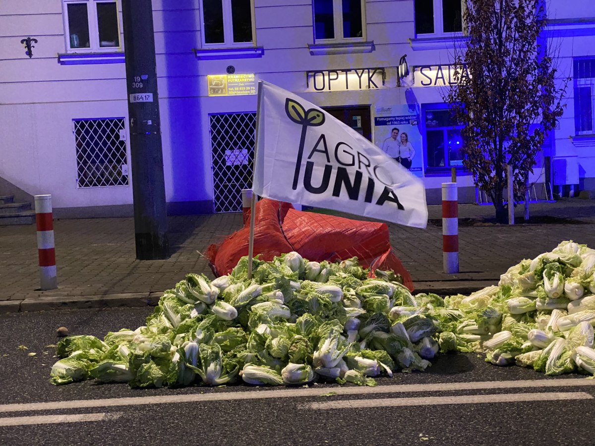 agrounia, protest rolników, strajk rolników, agrounia w warszawie, protest na ulicy mickiewicza