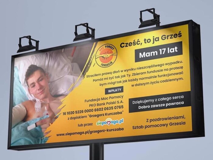 gmina Raszków, wypadki w gospodarstwach, pomoc dla grzegorza